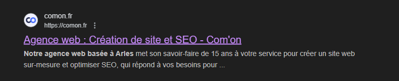 Le SEO locale - Les résultats de recherche organiques